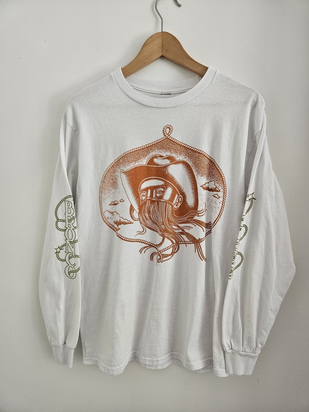 Orville Peck Shirt Mens Medium Bronco Tour Country Music Band Long Sleeve